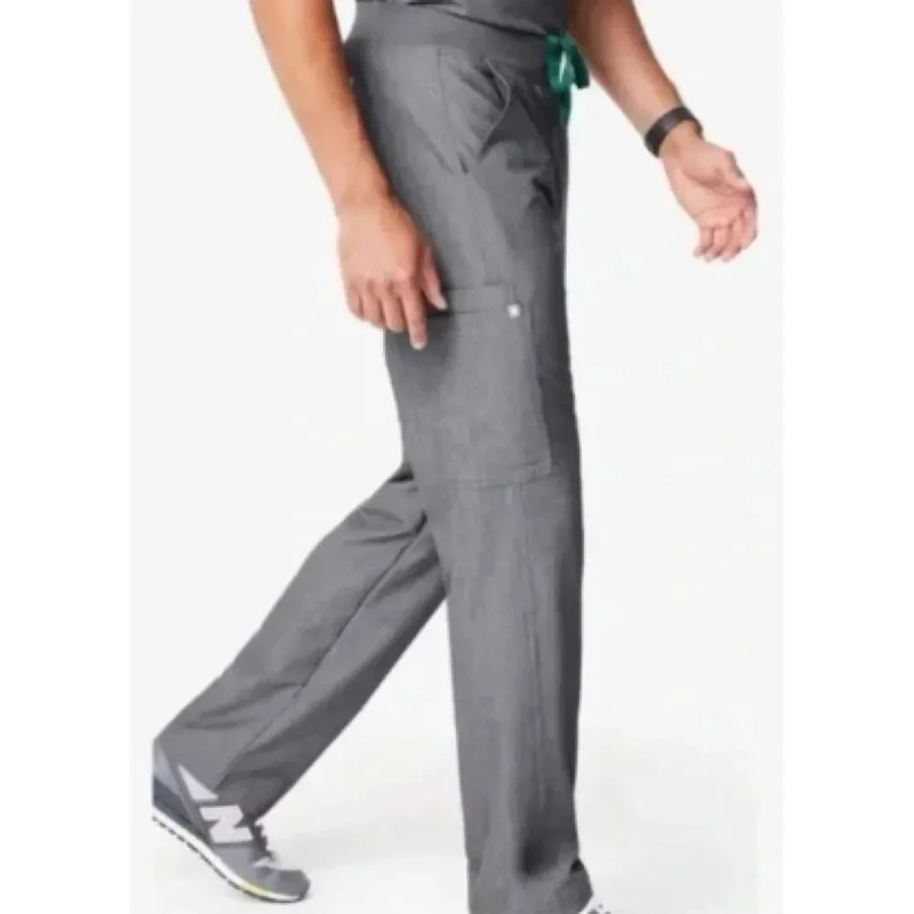 Figs Mens Scrub Pants Size XXL Axim‎ Cargo Technical Collection Graphite Gray